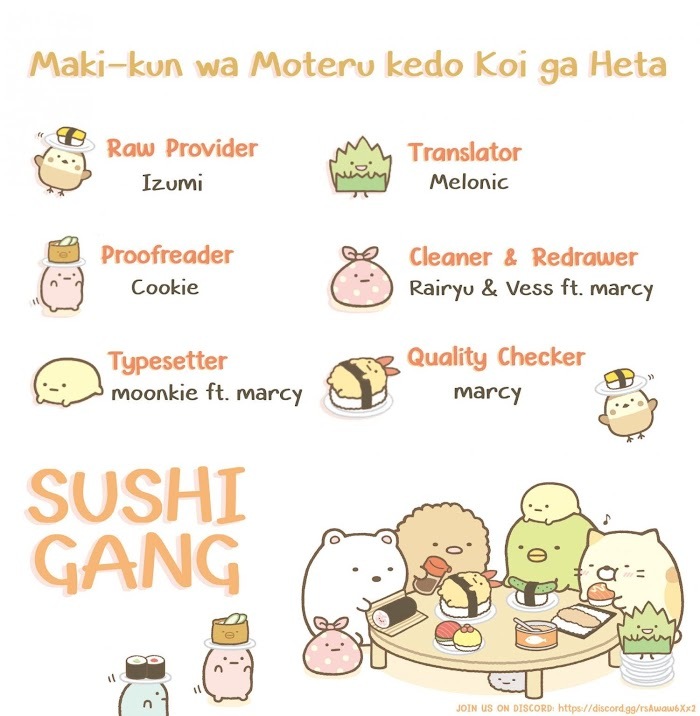 Read Maki-kun wa Moteru kedo Koi ga Heta Manga Online