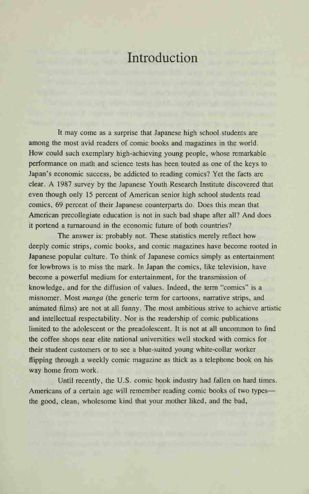 Read Manga Introduction to the Japanese Economy Manga Online