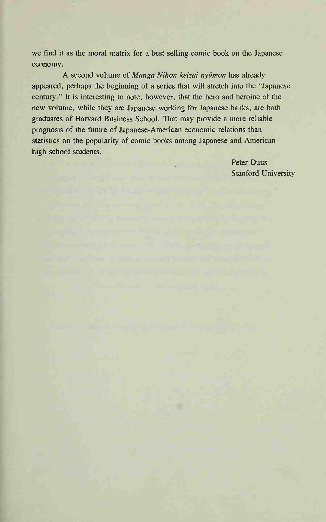 Read Manga Introduction to the Japanese Economy Manga Online