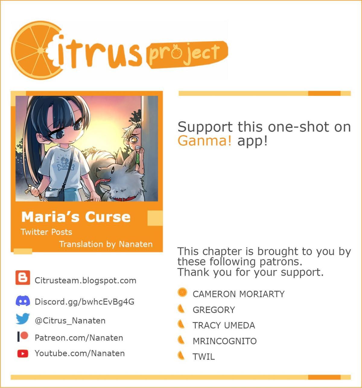 Read Maria's Curse Manga Online