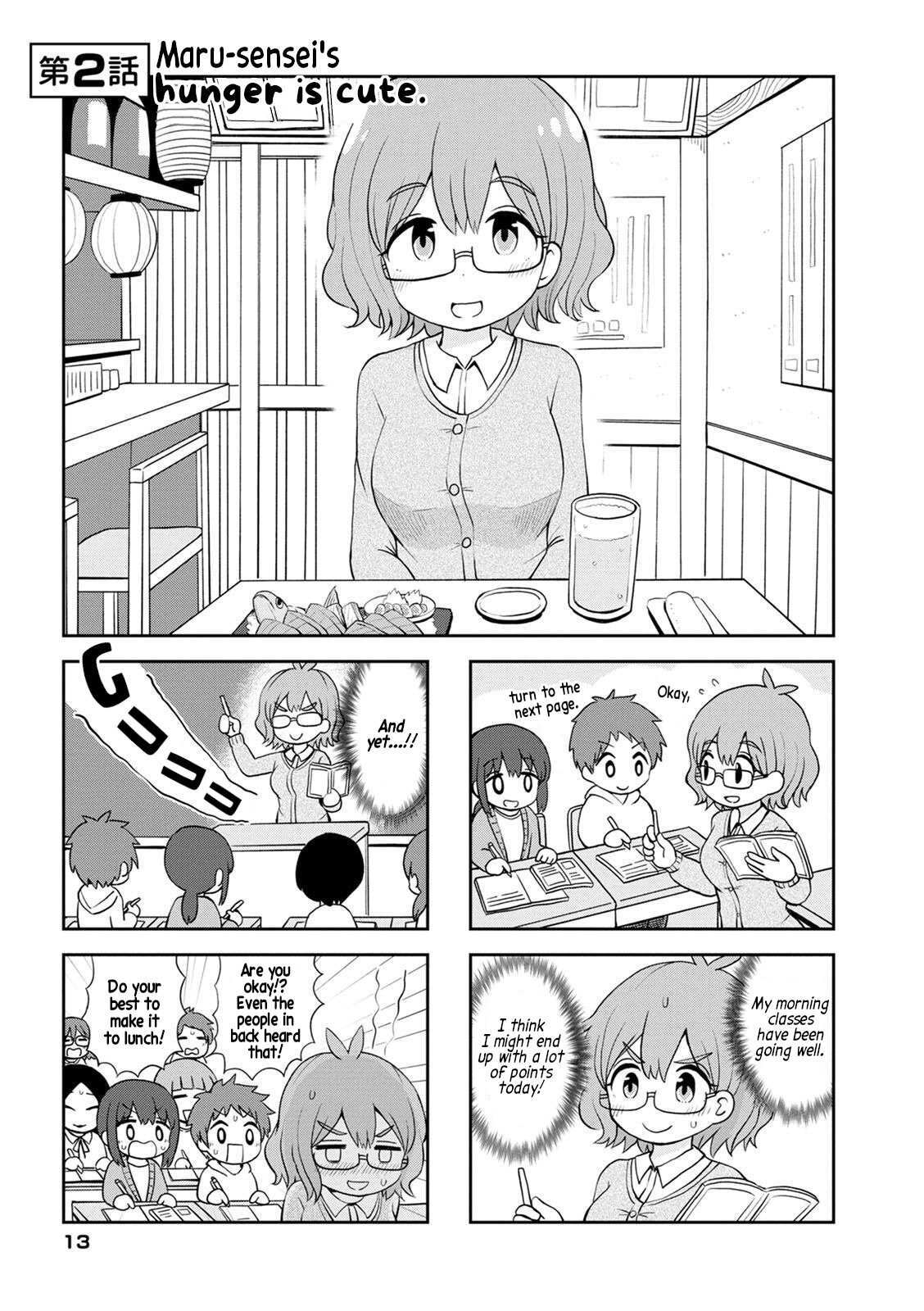 Read Maru-sensei's -- is cute Manga Online