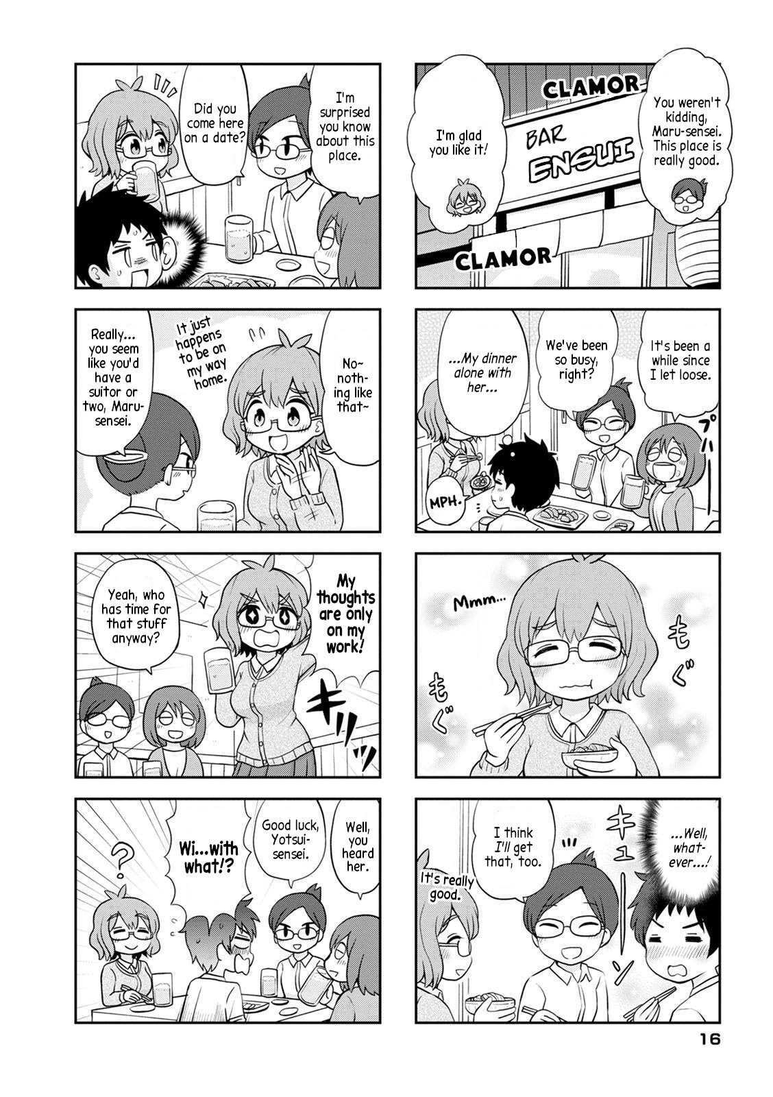 Read Maru-sensei's -- is cute Manga Online