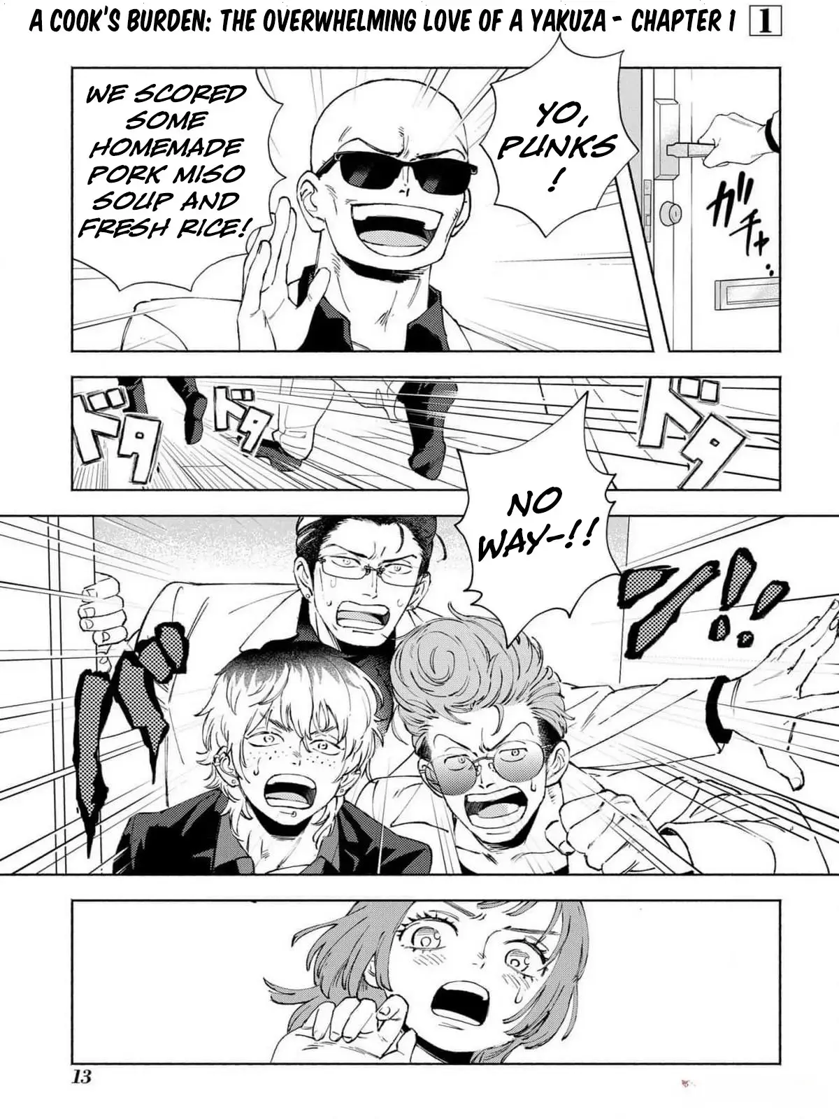 Read Meshitaki Onna ni Yakuza no Ai wa Omosugiru Manga Online