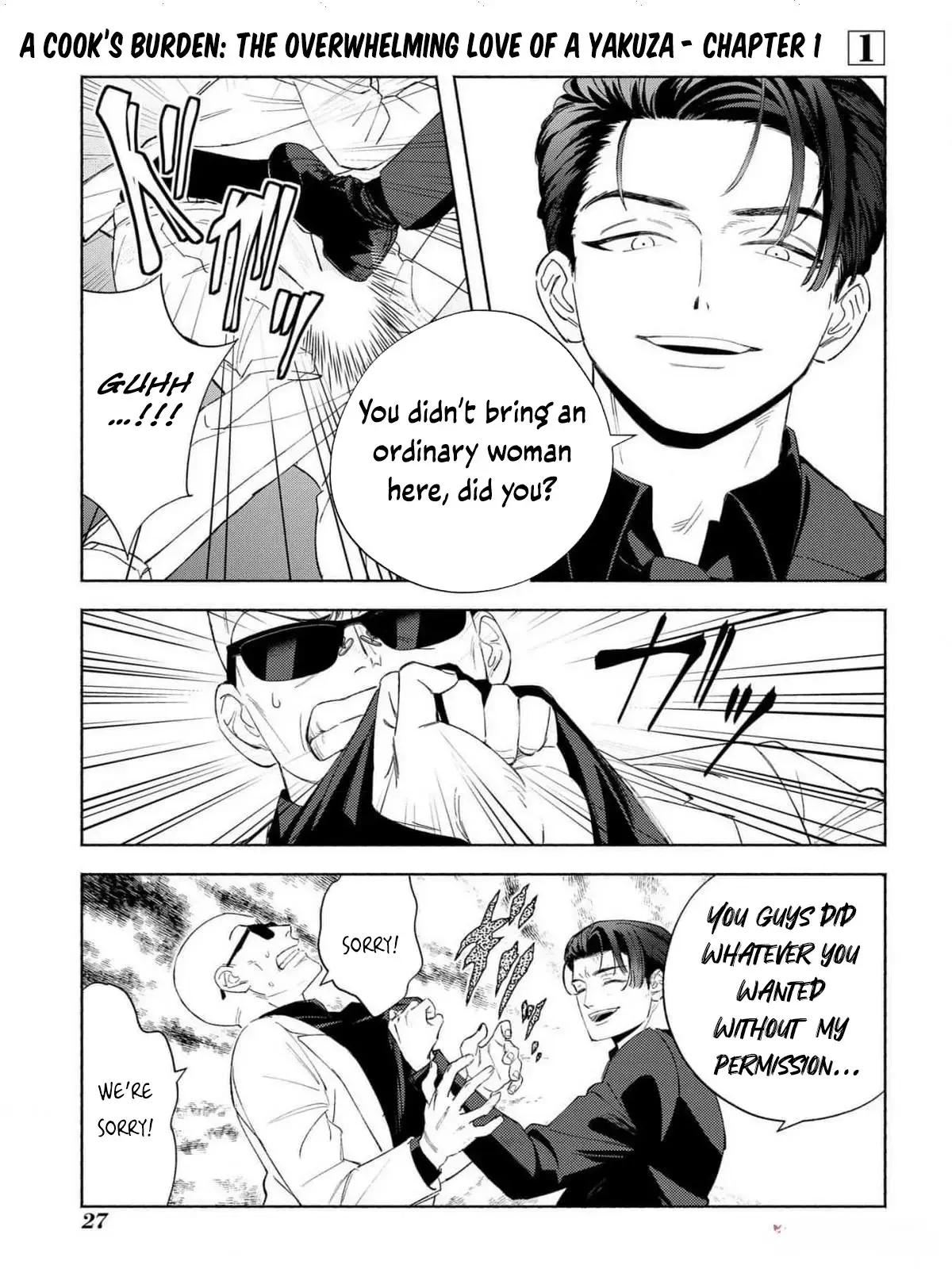 Read Meshitaki Onna ni Yakuza no Ai wa Omosugiru Manga Online