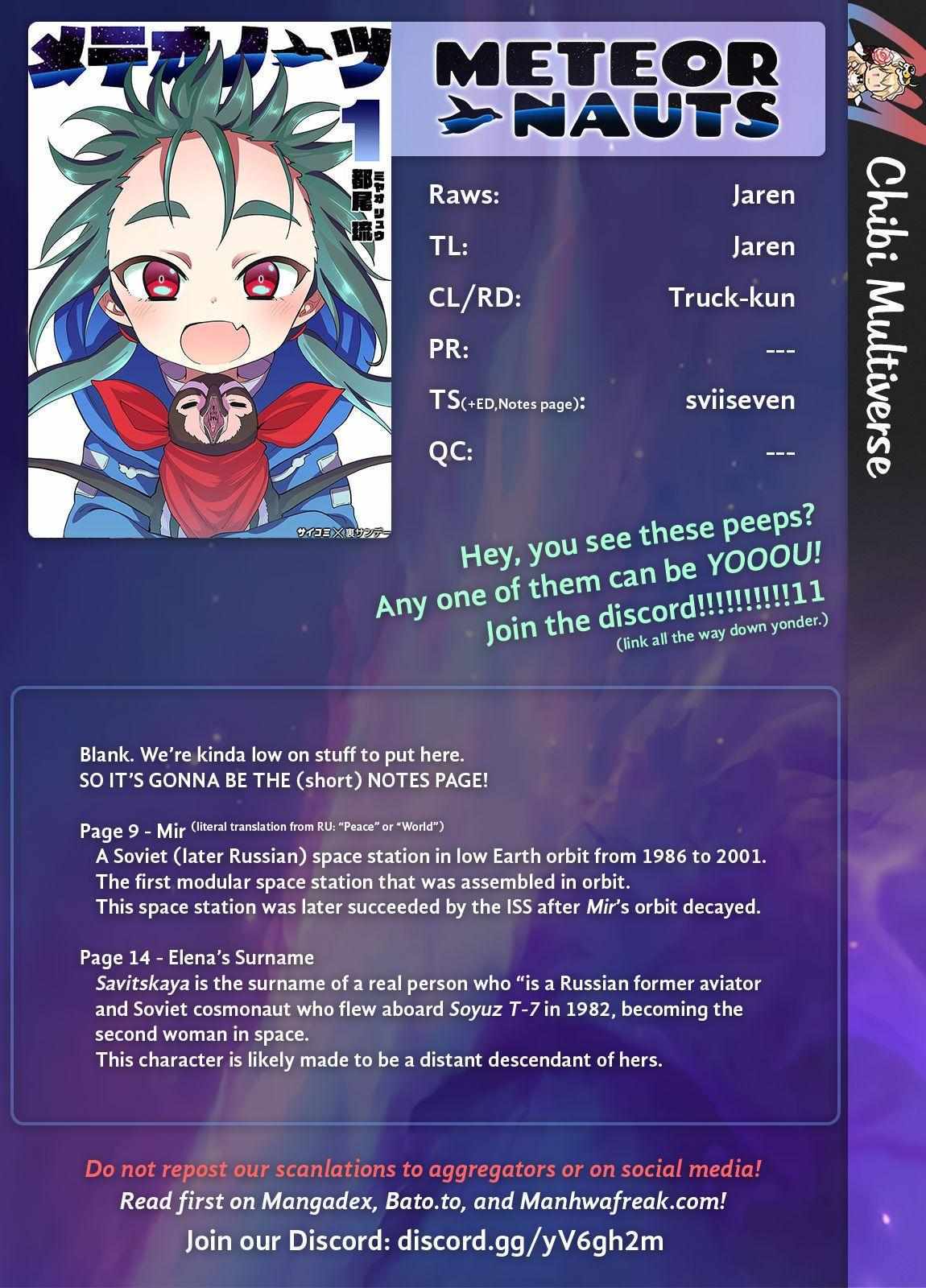 Read Meteornauts Manga Online