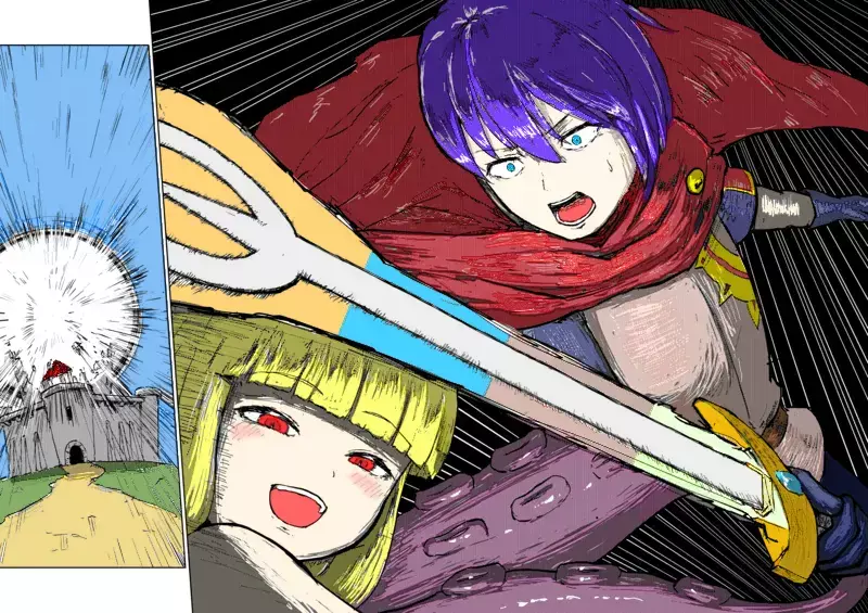 Read Monster Girl Quest! - After Quest! The Remorseful Hero & The Reminiscent Demon King (Doujinshi) (Fan Colored) Manga Online