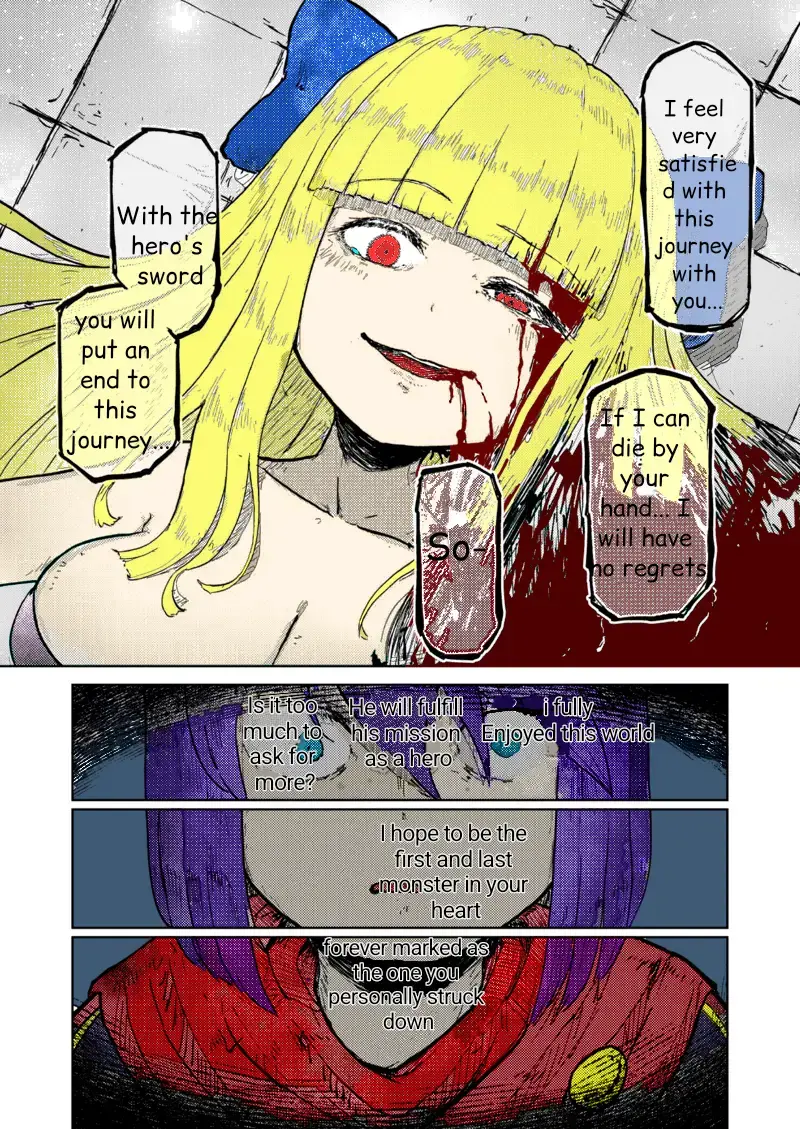 Read Monster Girl Quest! - After Quest! The Remorseful Hero & The Reminiscent Demon King (Doujinshi) (Fan Colored) Manga Online