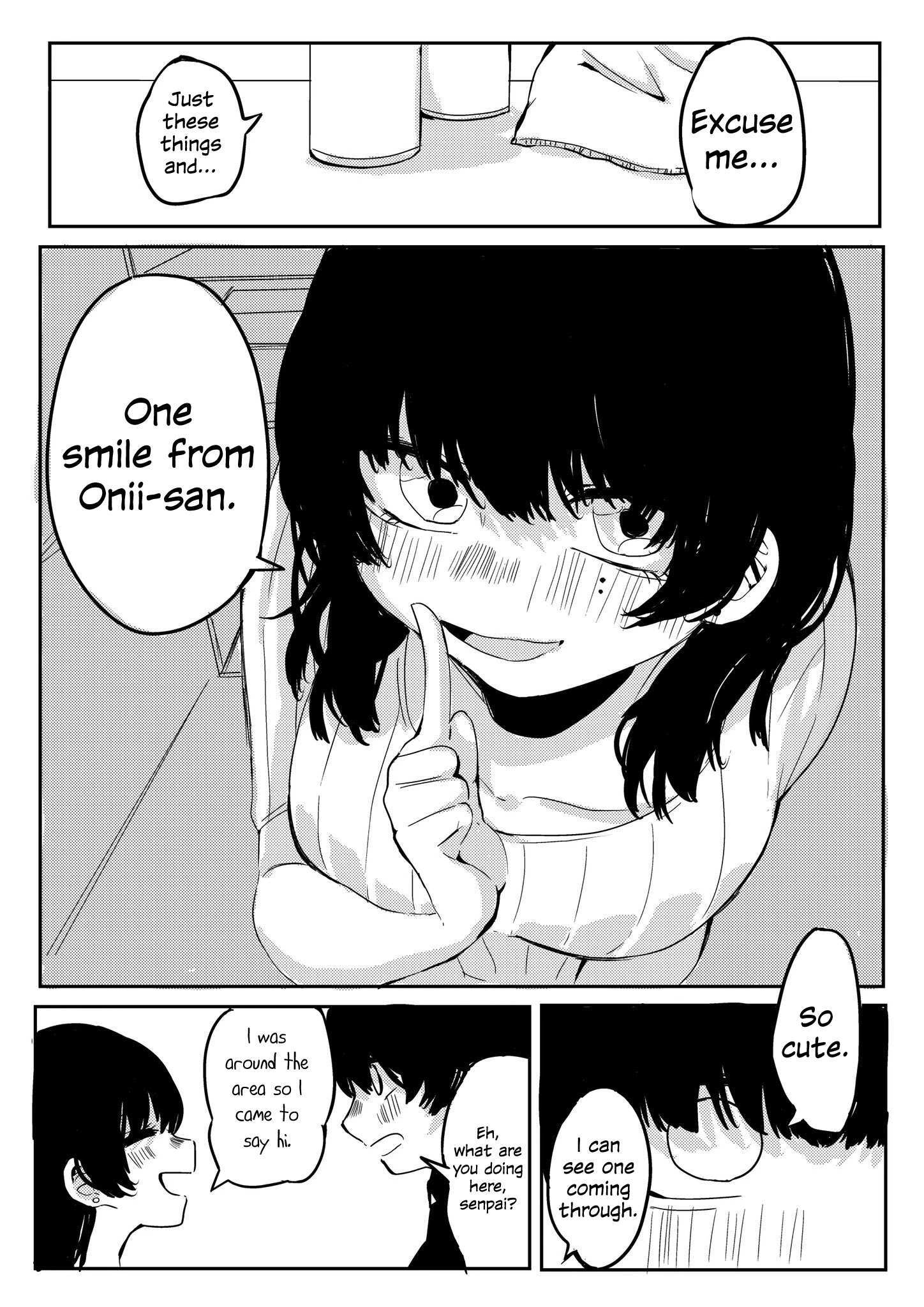 Read My Black Haired Senpai Wants to Mess With Me But Manga Online