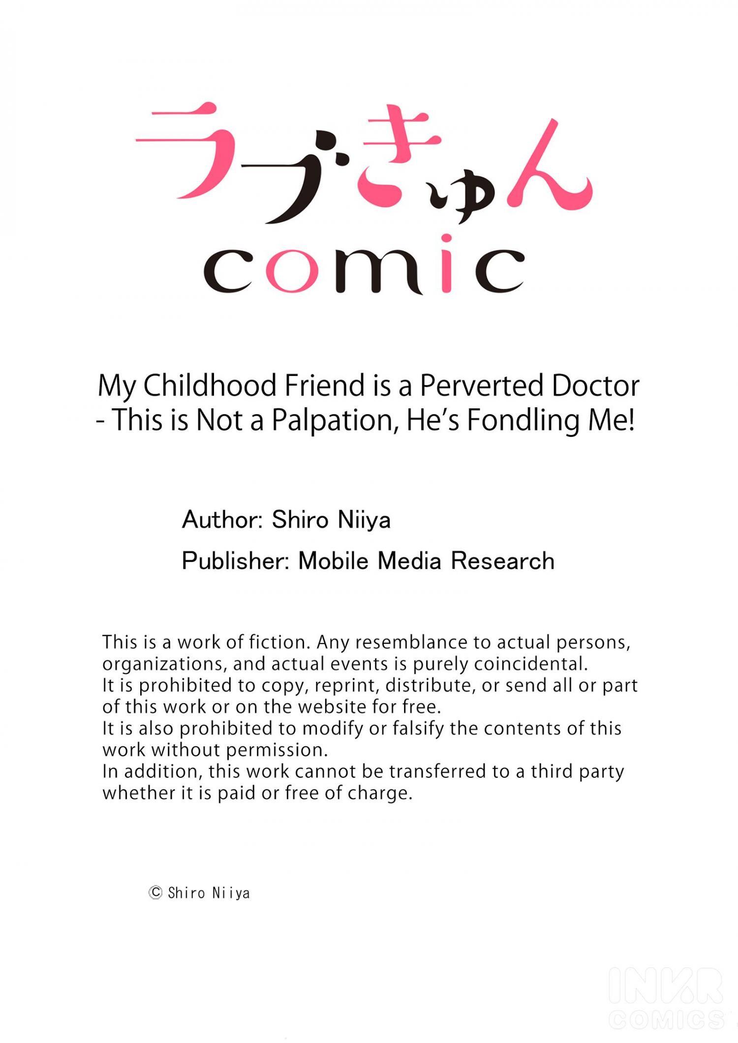 Read My Childhood Friend is a Perverted Doctor - This is Not a Palpation, He’s Fondling Me! Manga Online