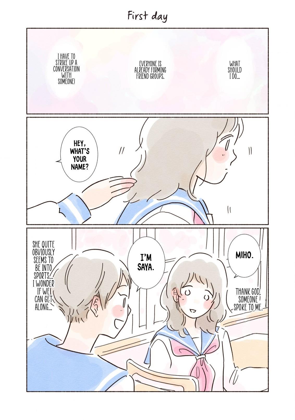 Read My First Blue Manga Online
