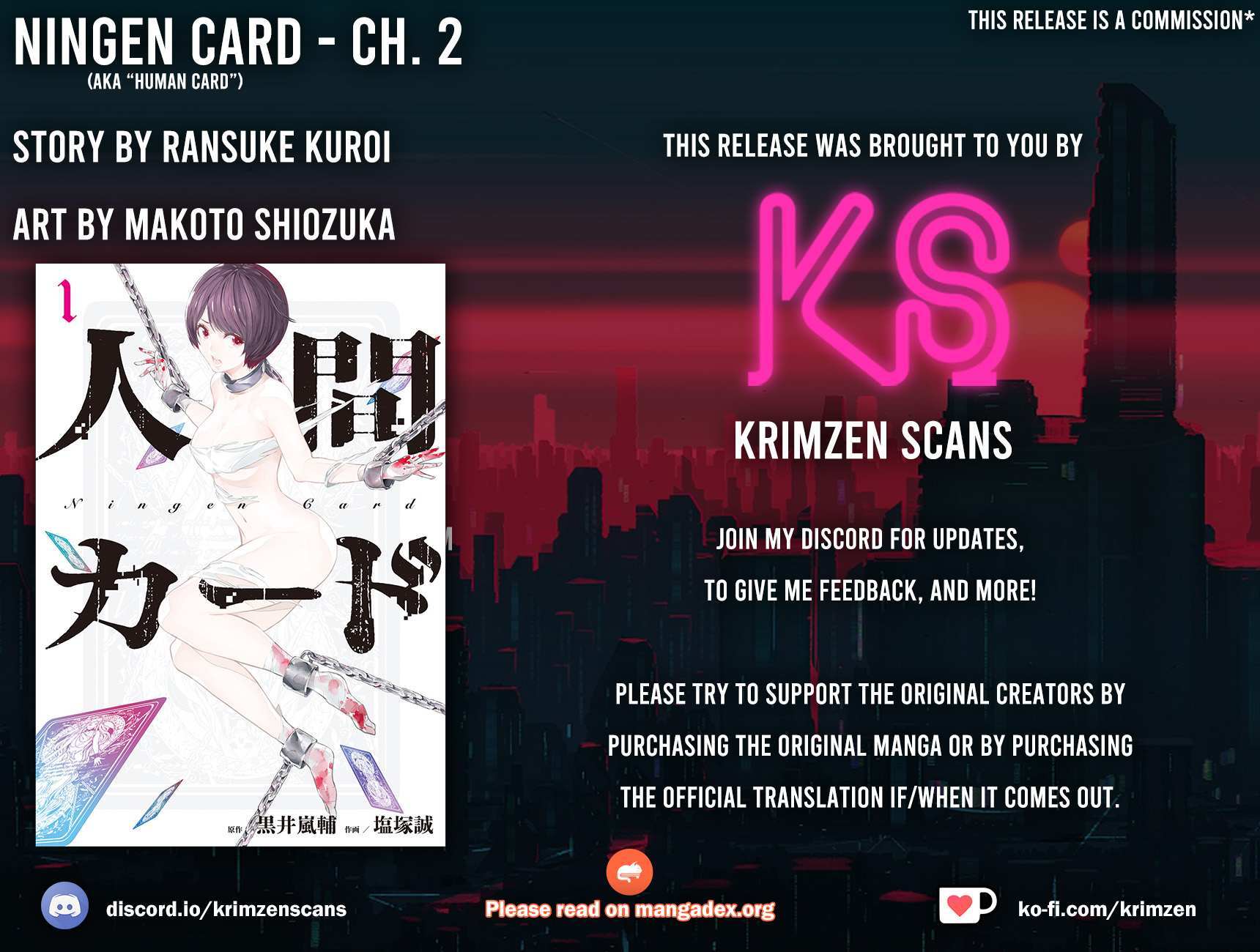 Read Ningen Card Manga Online