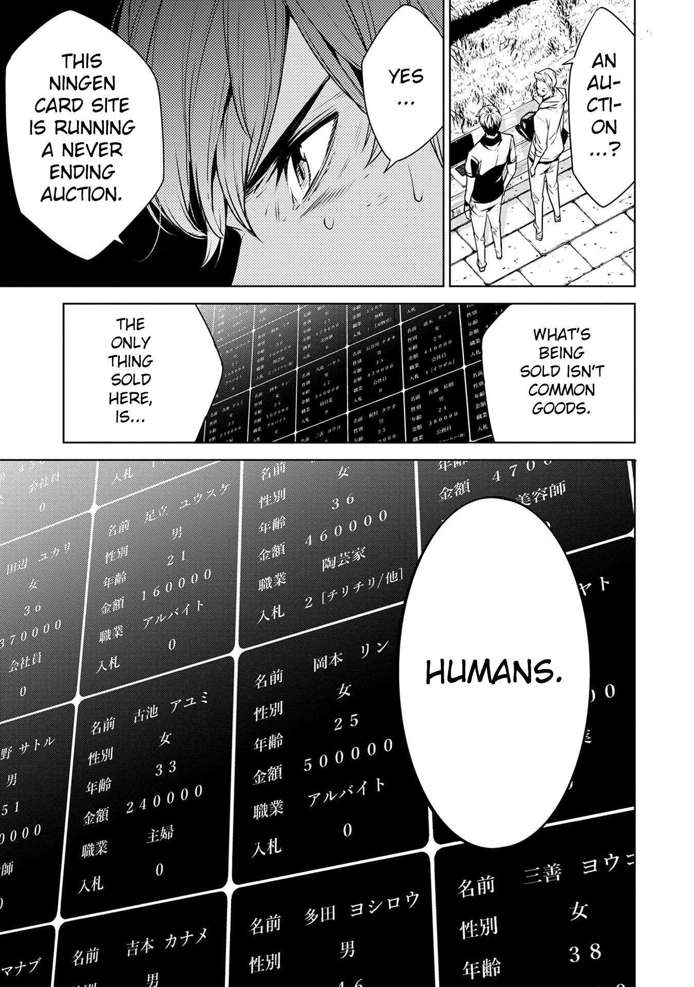 Read Ningen Card Manga Online