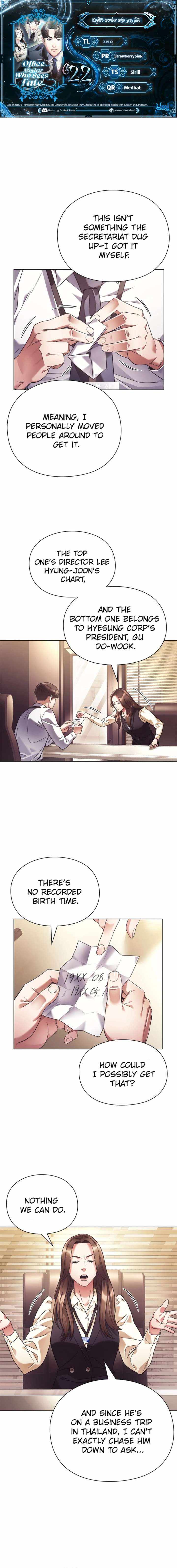 Read Office Worker Who Sees Fate Manga Online