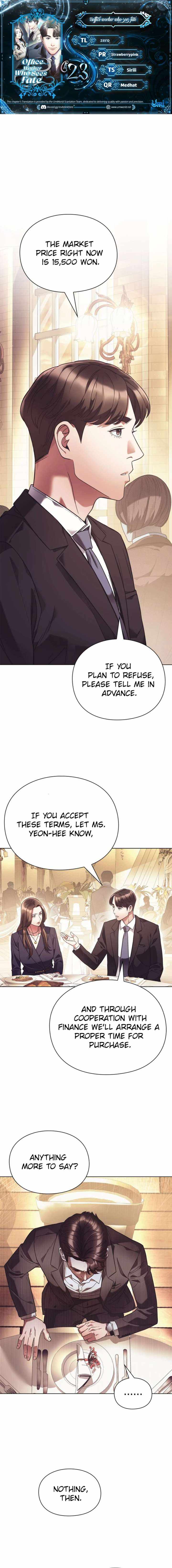 Read Office Worker Who Sees Fate Manga Online