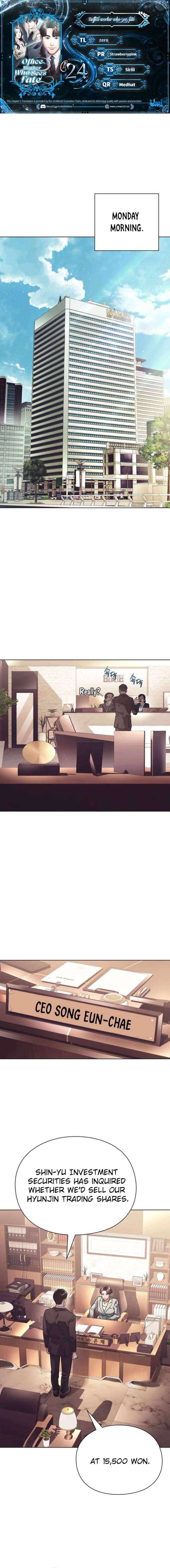 Read Office Worker Who Sees Fate Manga Online