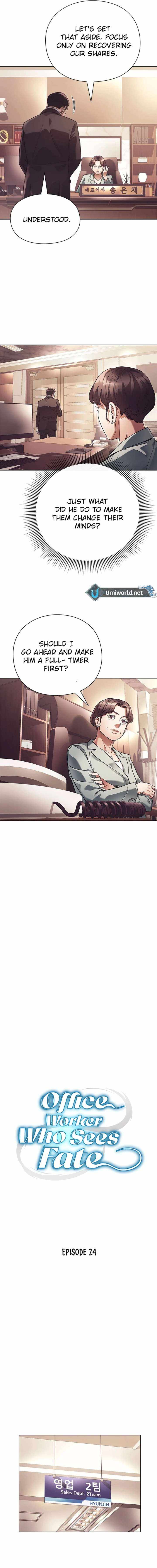 Read Office Worker Who Sees Fate Manga Online