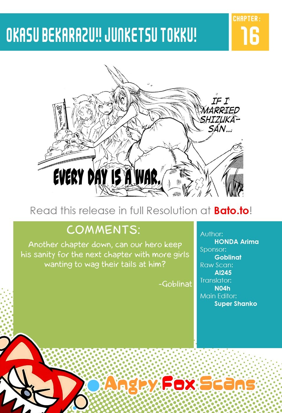 Read Okasu Bekarazu!! Junketsu Tokku! Manga Online