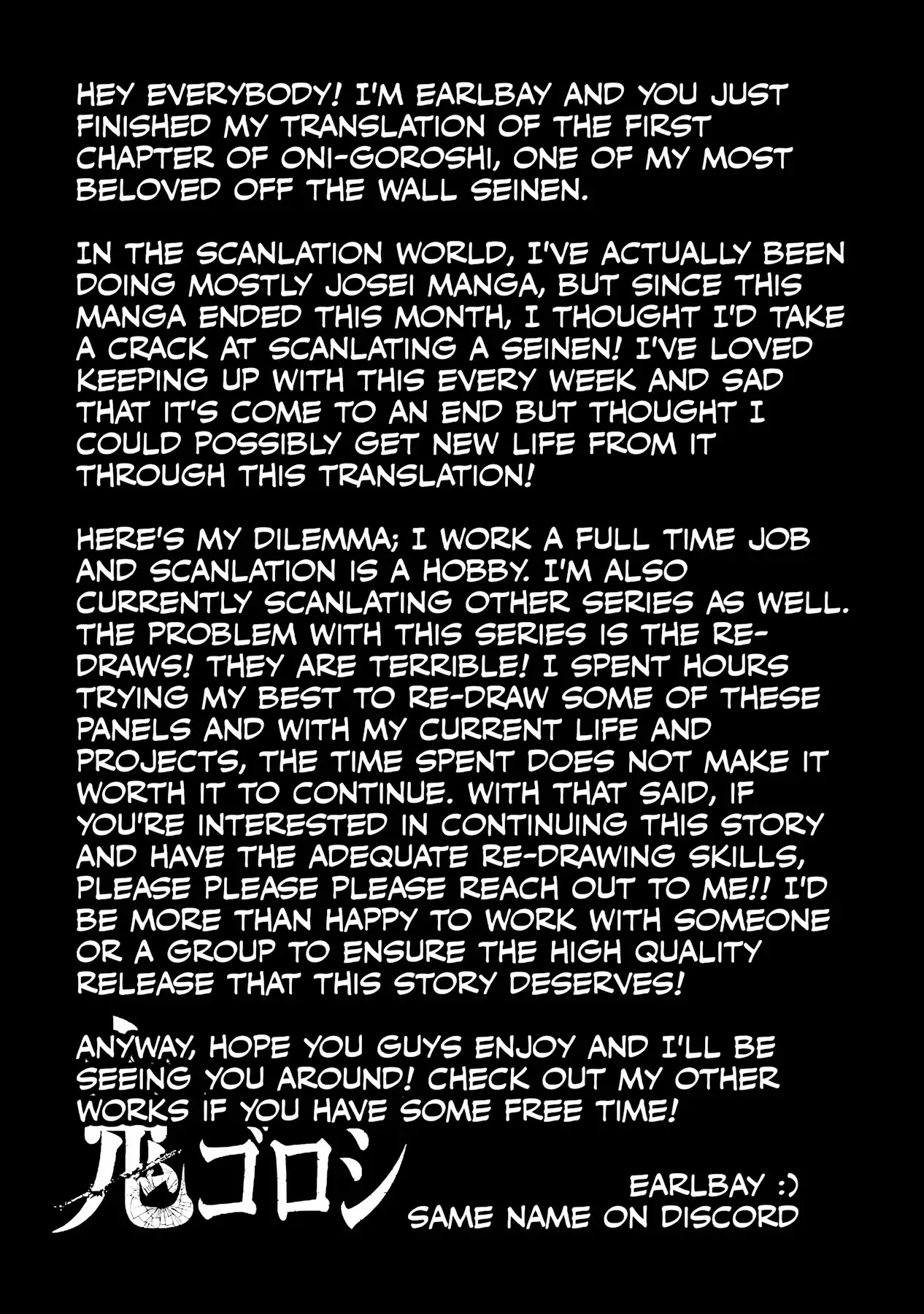 Read Oni Goroshi Manga Online