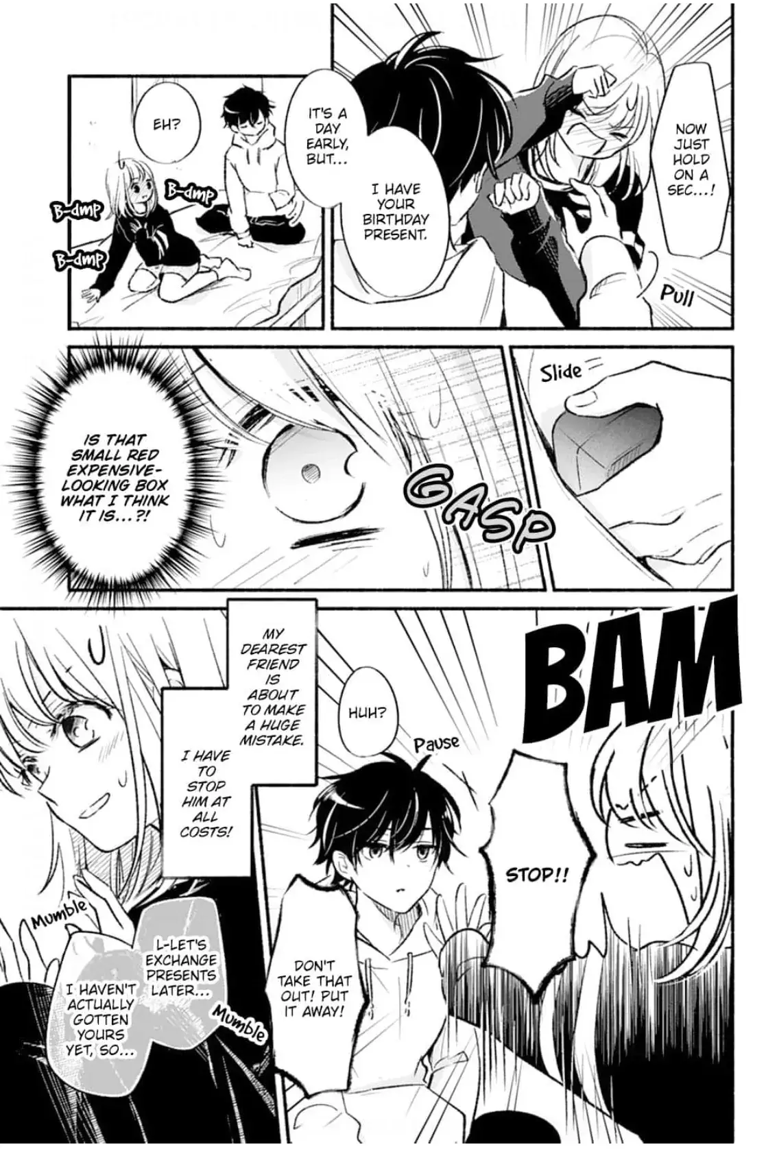 Read Osananajimi Kara no Amasugiru Kyuukon ga Tomarimasen Manga Online