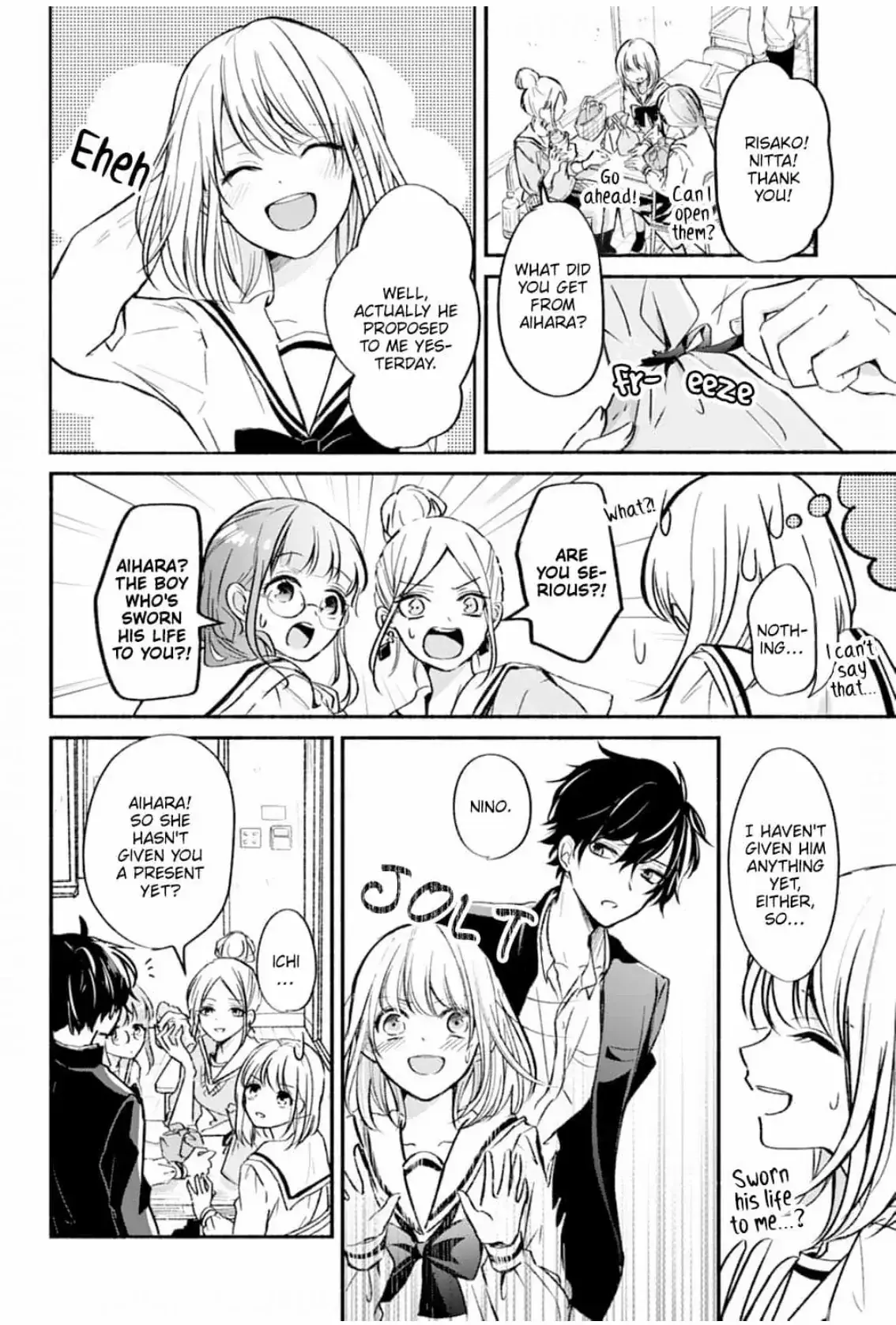 Read Osananajimi Kara no Amasugiru Kyuukon ga Tomarimasen Manga Online