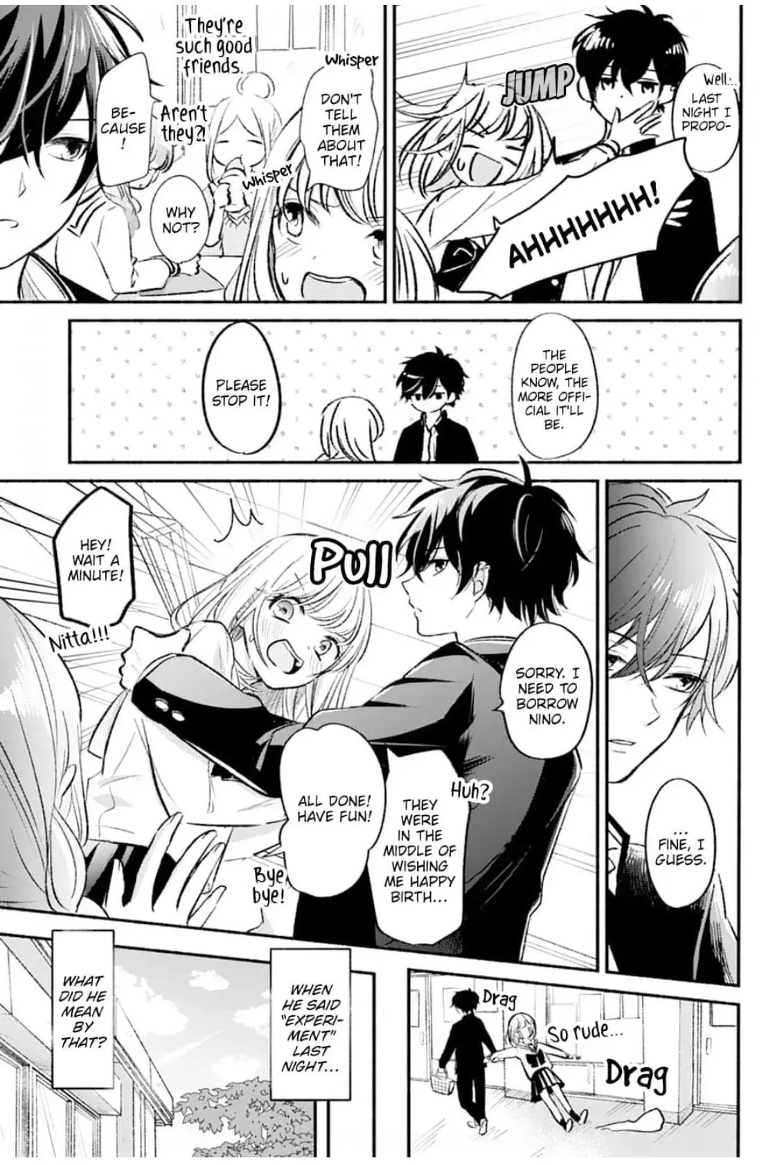 Read Osananajimi Kara no Amasugiru Kyuukon ga Tomarimasen Manga Online