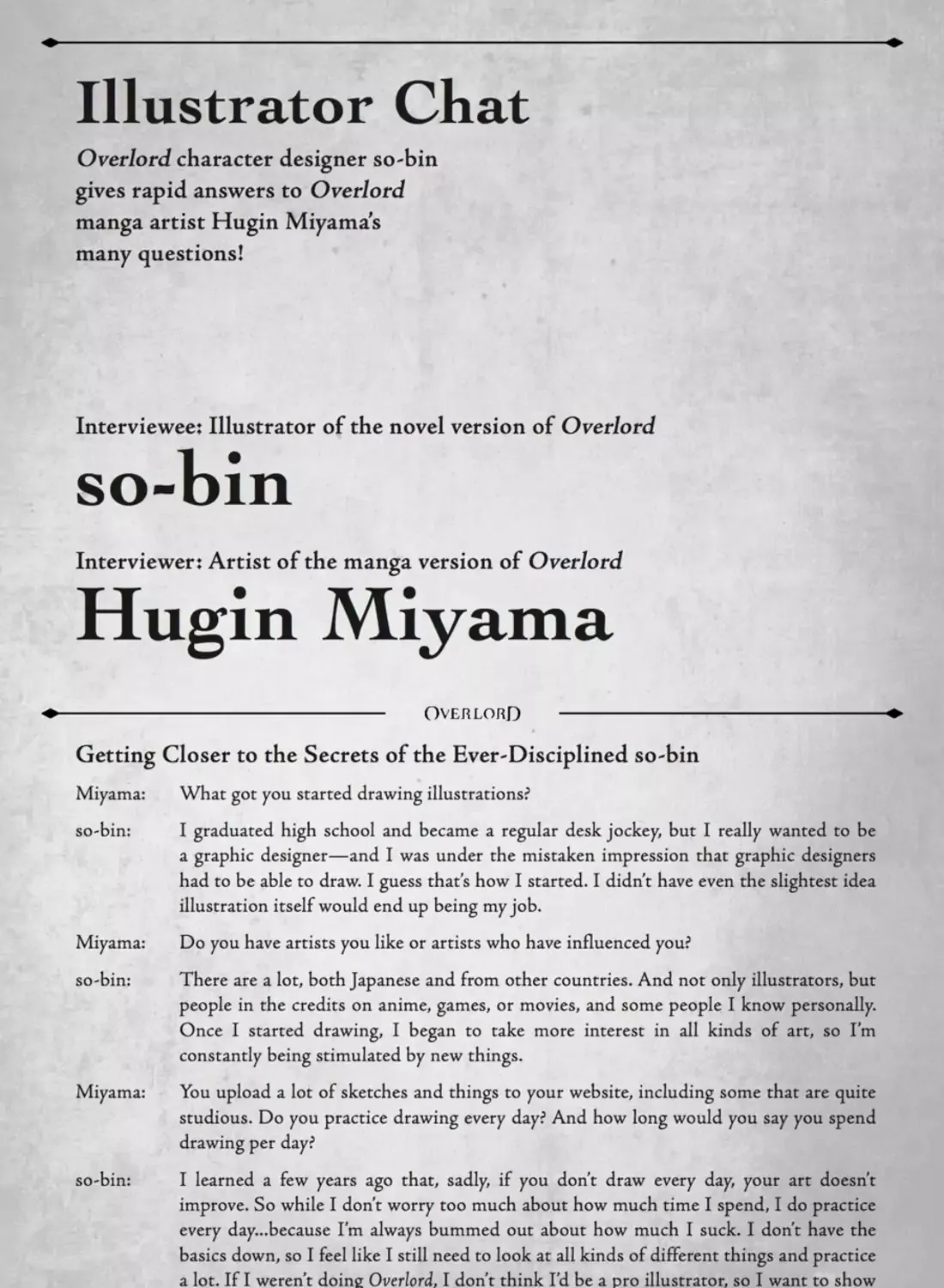 Read Overlord Manga Online