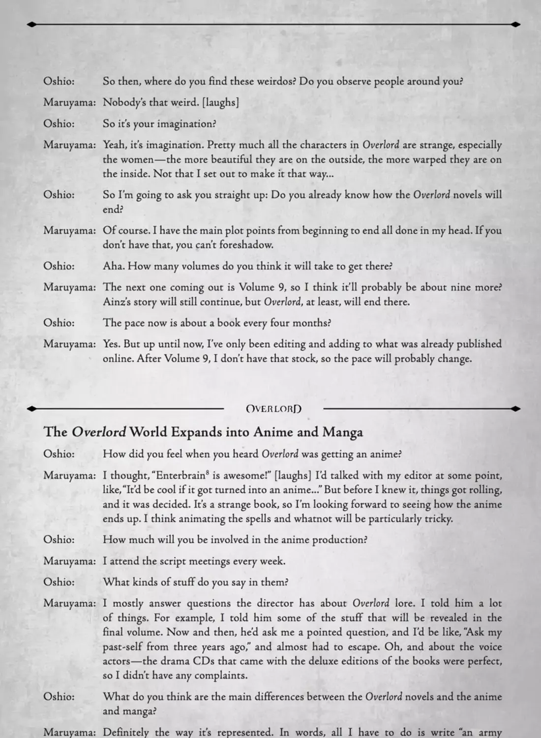 Read Overlord Manga Online