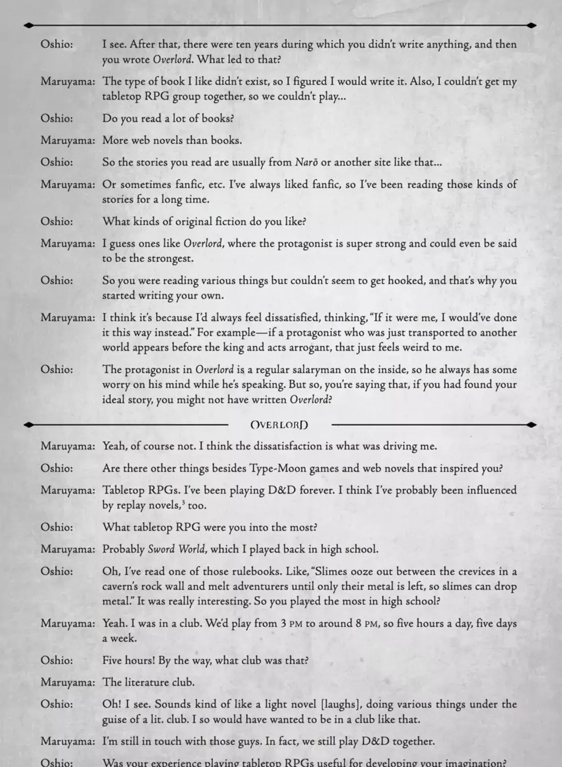 Read Overlord Manga Online