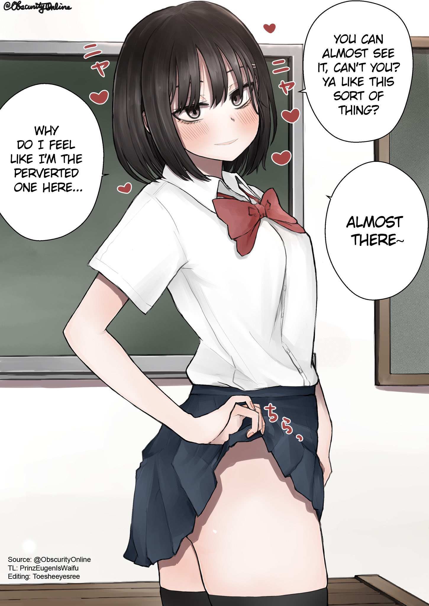 Read Please Strike a Pose That Will Almost Allow Me to See It! Manga Online