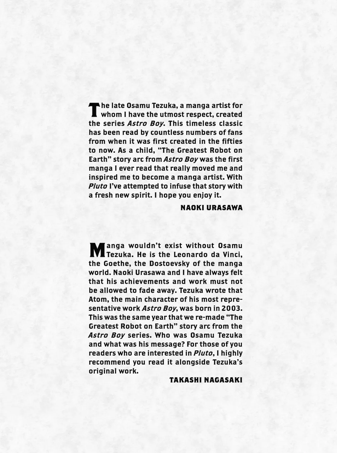 Read Pluto Manga Online