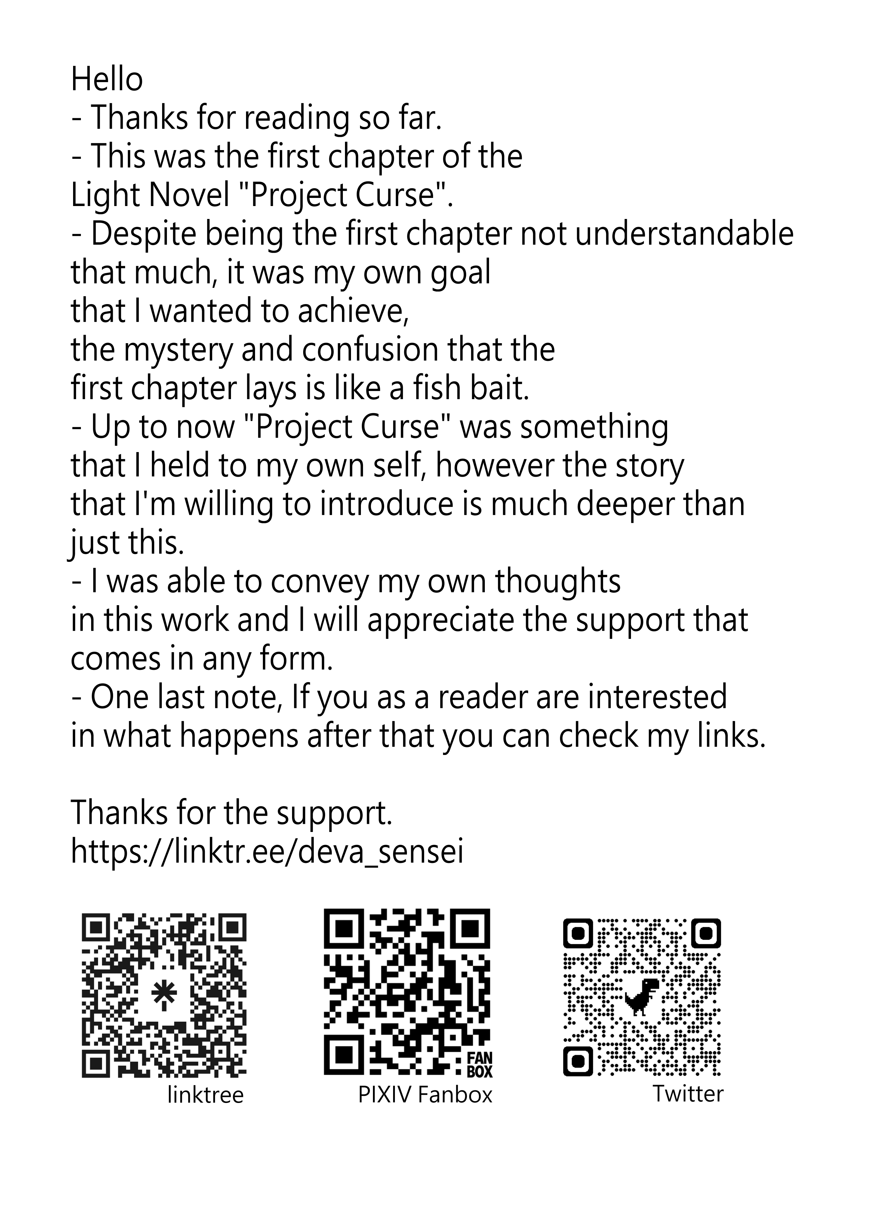 Read Project Curse Manga Online