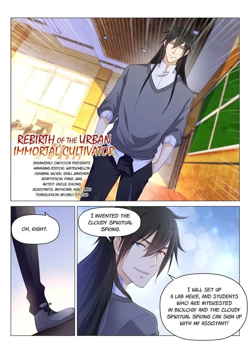 Read Rebirth Of The Urban Immortal Cultivator Manga Online