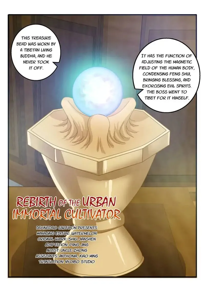Read Rebirth Of The Urban Immortal Cultivator Manga Online