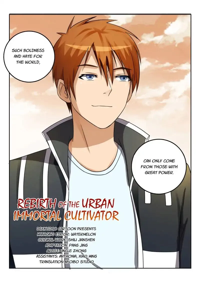 Read Rebirth Of The Urban Immortal Cultivator Manga Online