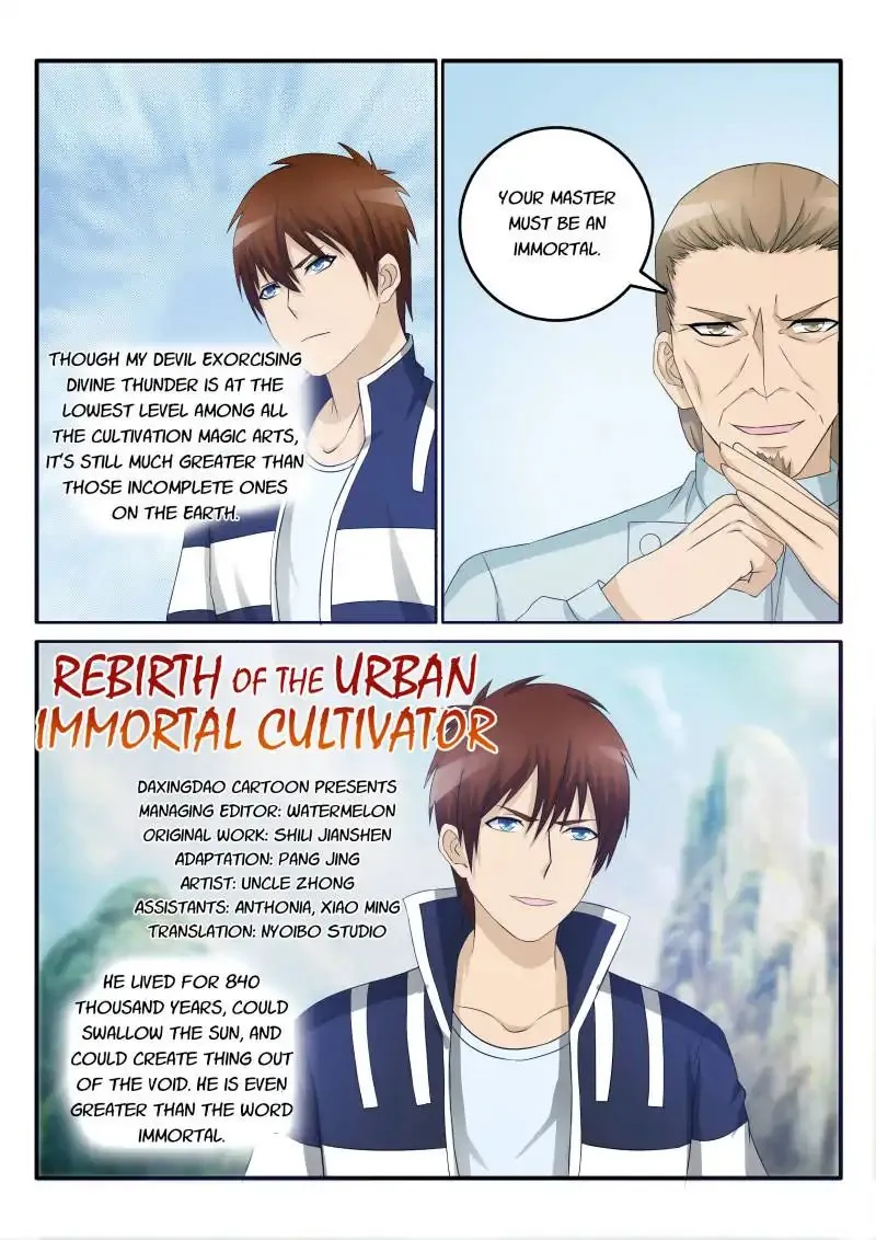 Read Rebirth Of The Urban Immortal Cultivator Manga Online