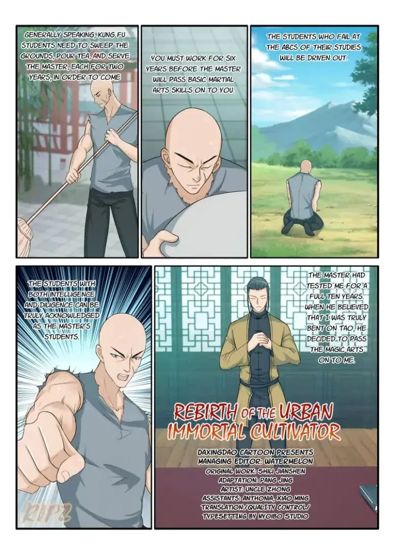 Read Rebirth Of The Urban Immortal Cultivator Manga Online