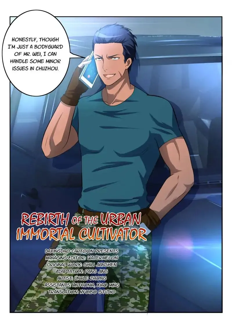 Read Rebirth Of The Urban Immortal Cultivator Manga Online