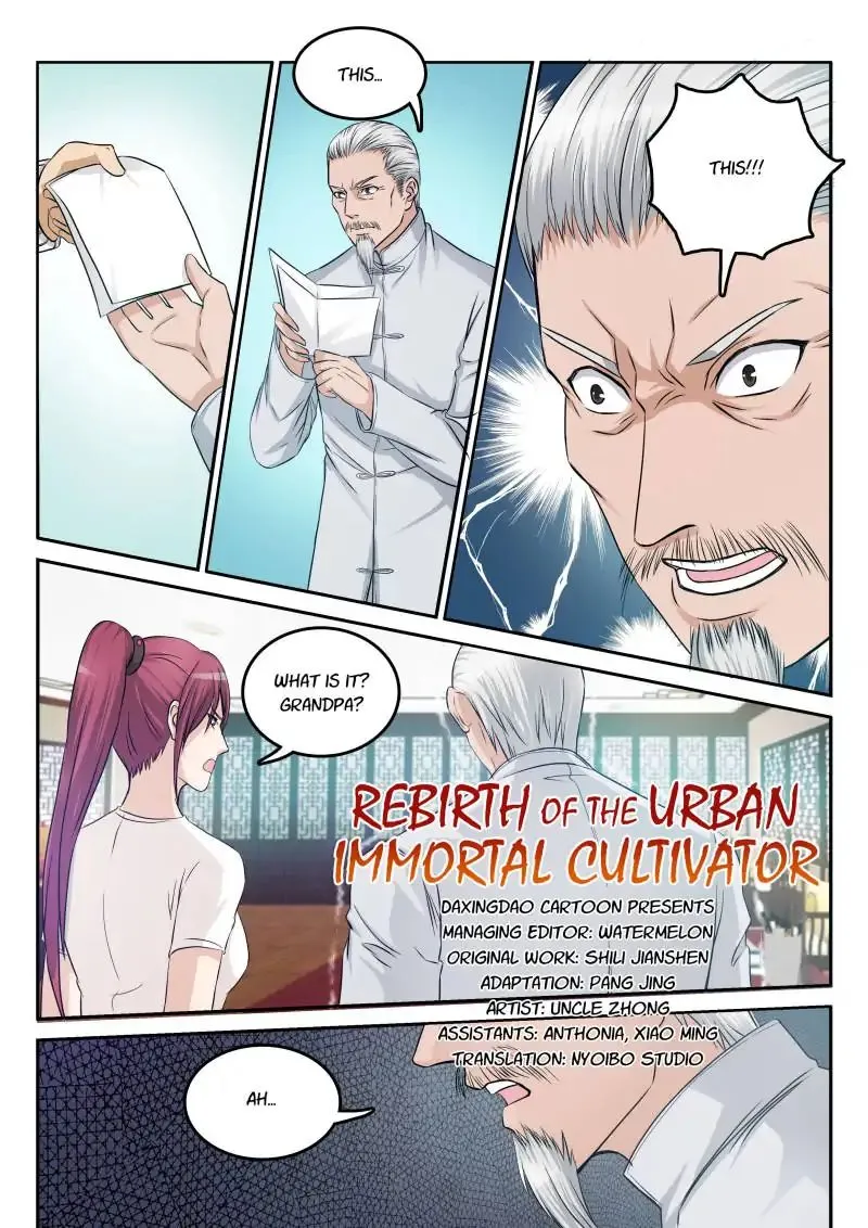Read Rebirth Of The Urban Immortal Cultivator Manga Online