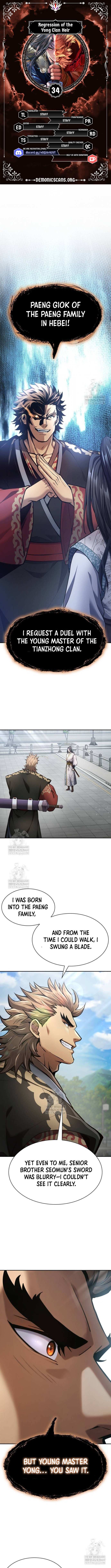 Read Regression of the Yong Clan Heir Manga Online