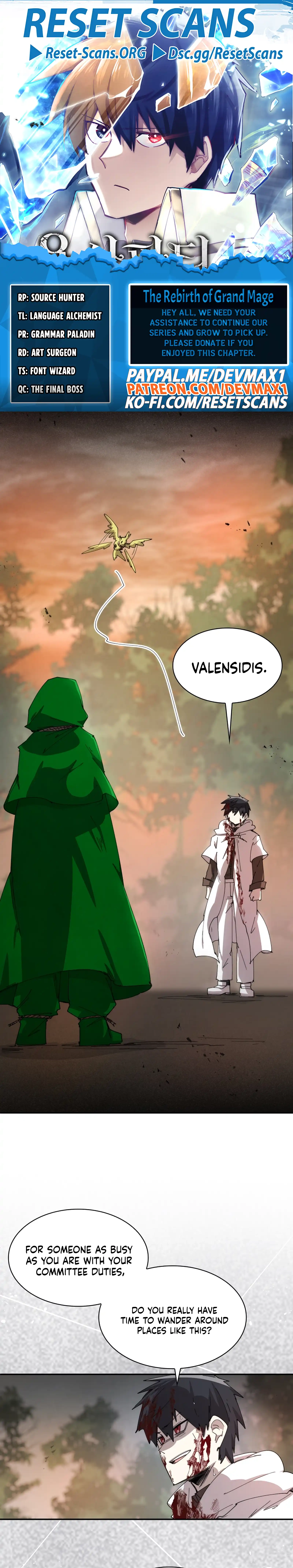 Read Reincarnation of the Hero Party's Grand Mage Manga Online