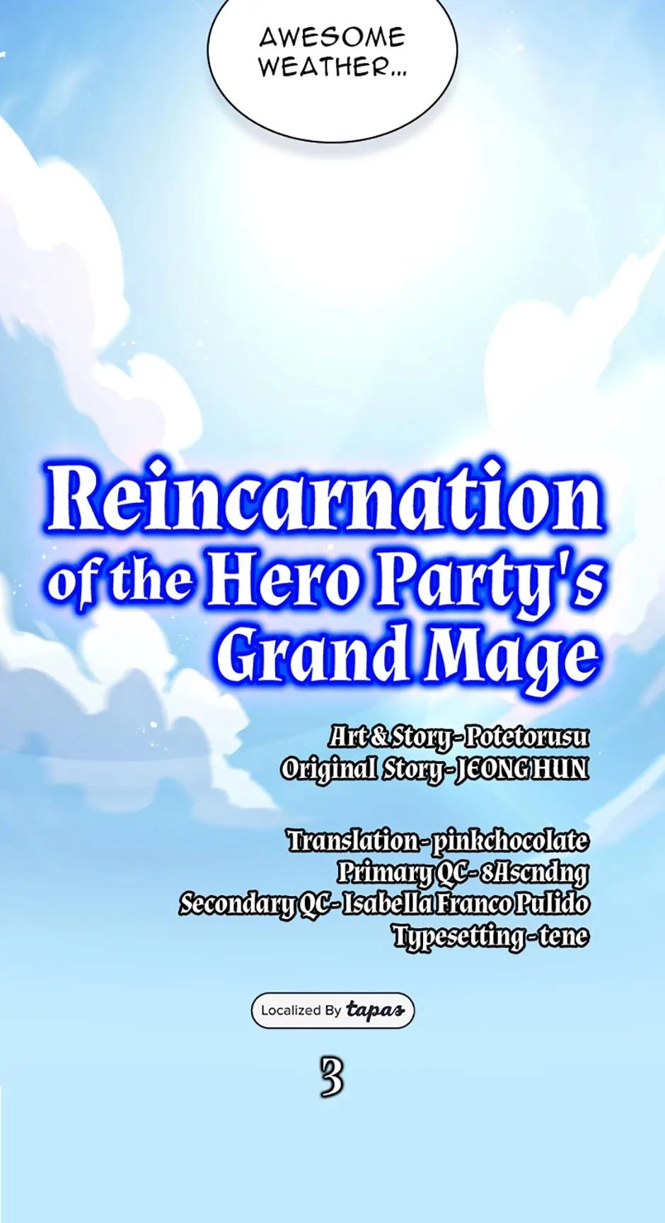 Read Reincarnation of the Hero Party's Grand Mage Manga Online
