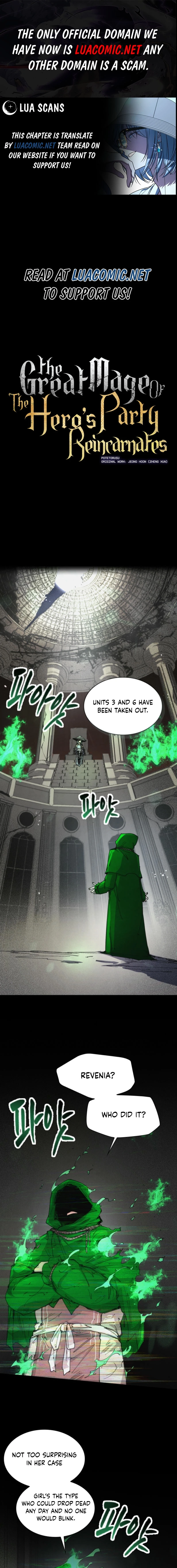 Read Reincarnation of the Hero Party's Grand Mage Manga Online