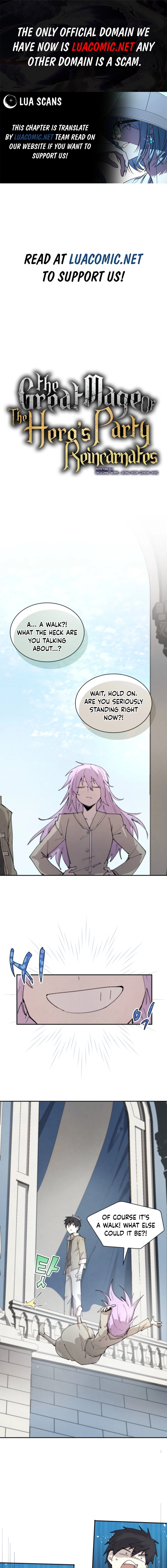 Read Reincarnation of the Hero Party's Grand Mage Manga Online