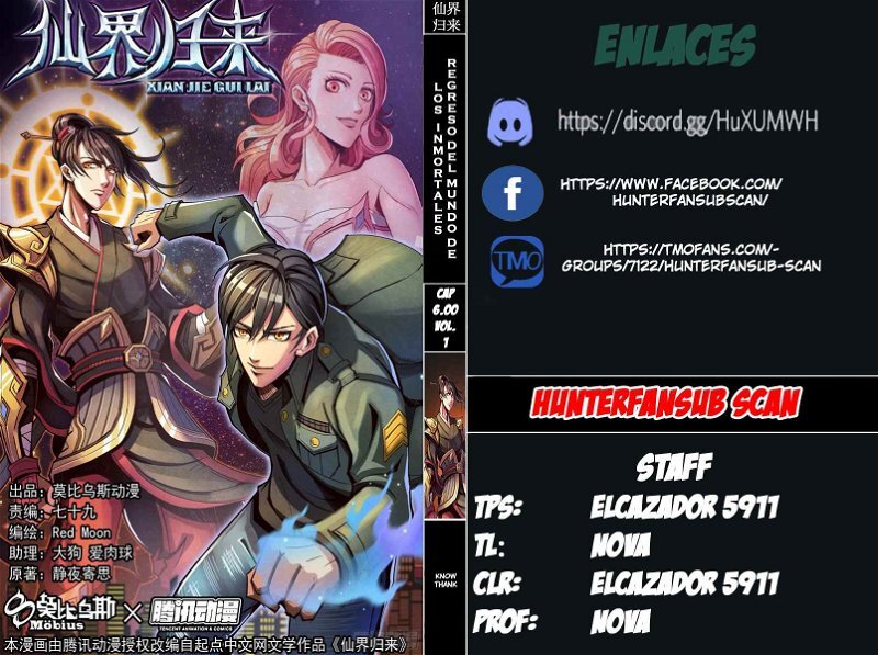 Read Return From the World of Immortals Manga Online