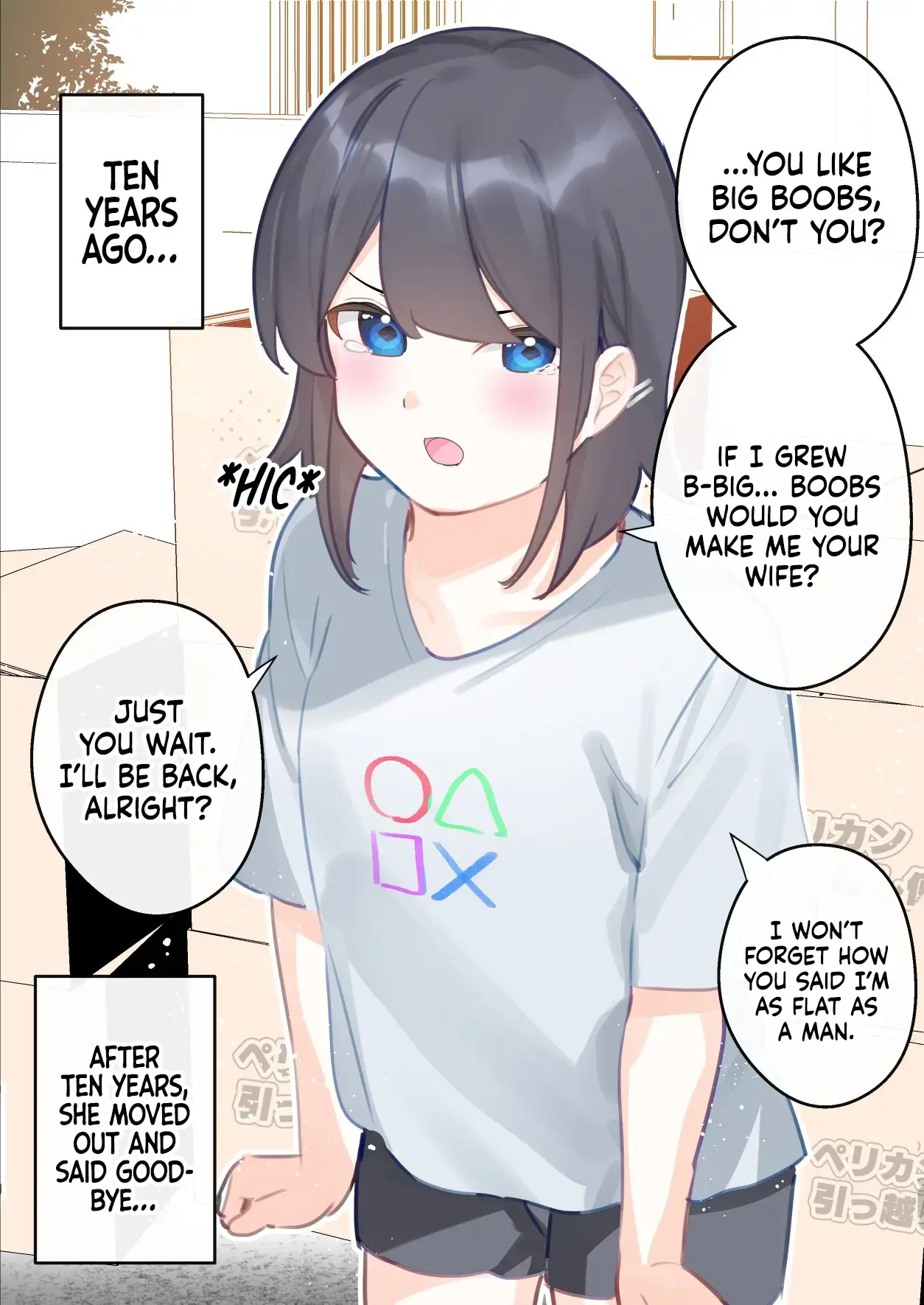 Read Reuniting With My Childhood Friend Whose Boobs Grew Big in Our 10 Years Apart Manga Online