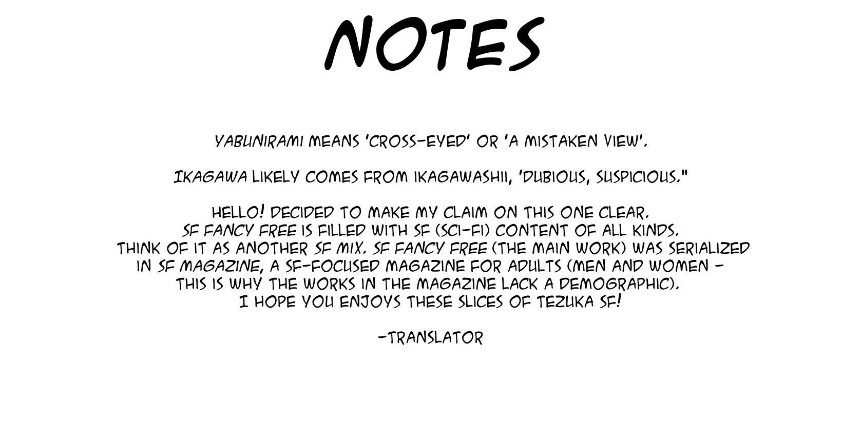 Read SF Fancy Free Manga Online