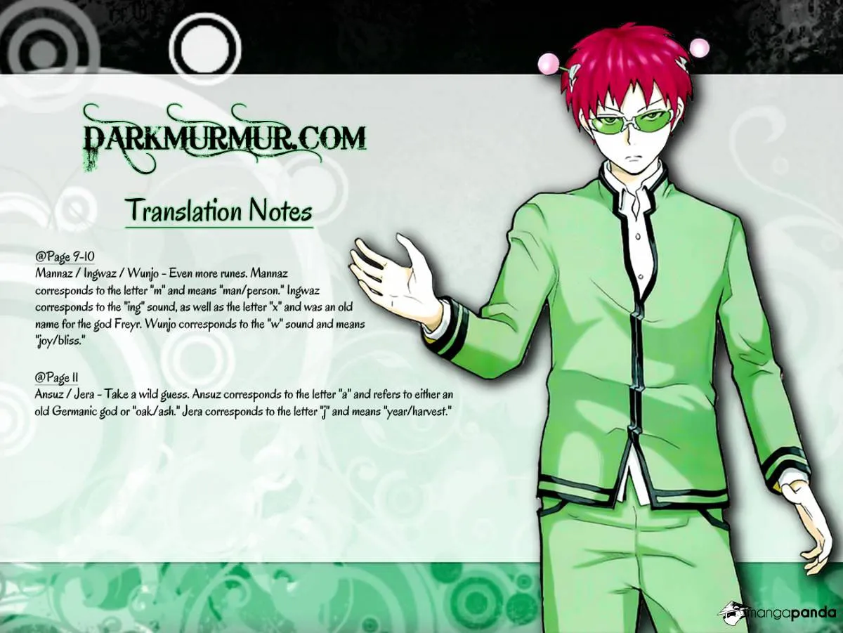 Read Saiki Kusuo No Sainan Manga Online