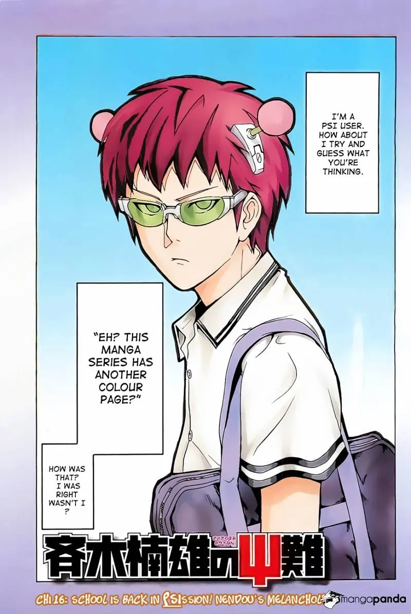 Read Saiki Kusuo No Sainan Manga Online