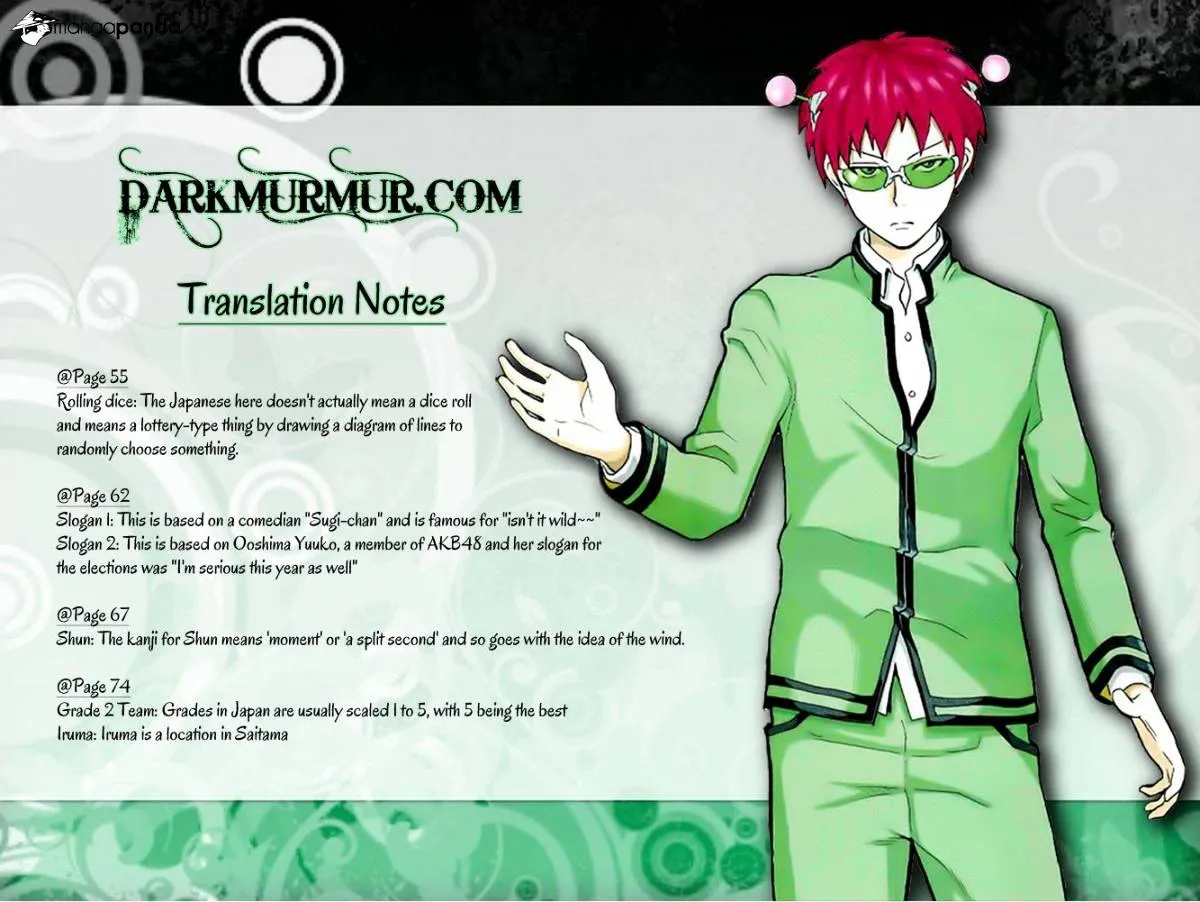 Read Saiki Kusuo No Sainan Manga Online