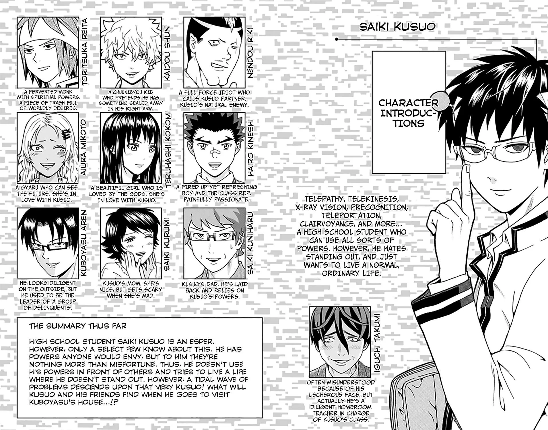 Read Saiki Kusuo No Sainan Manga Online